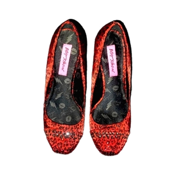 Betsy Johnson Red Pumps - Picture 3 of 5